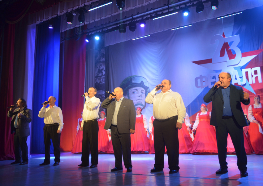 Праздничный концерт к 23 февраля "Земли Российской сыновья"